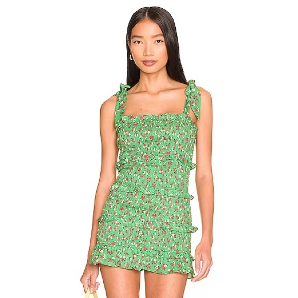 Despina Ruched Mini Dress - Picture 1 of 2